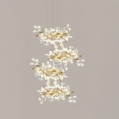 Gingko Leaves Crown Chandelier