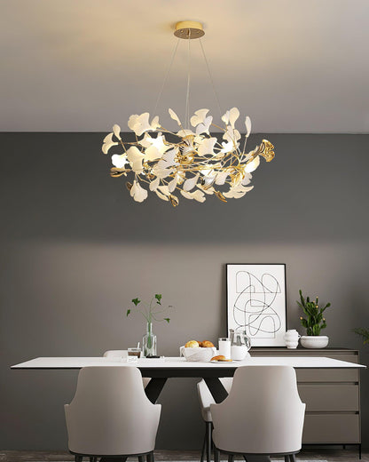 Gingko Gasolier Chandelier H