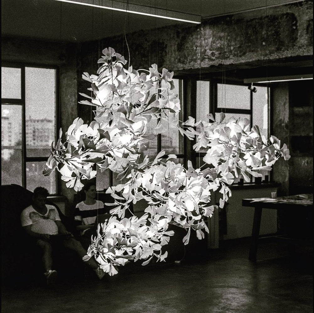 Gingko Leaves Crown Chandelier