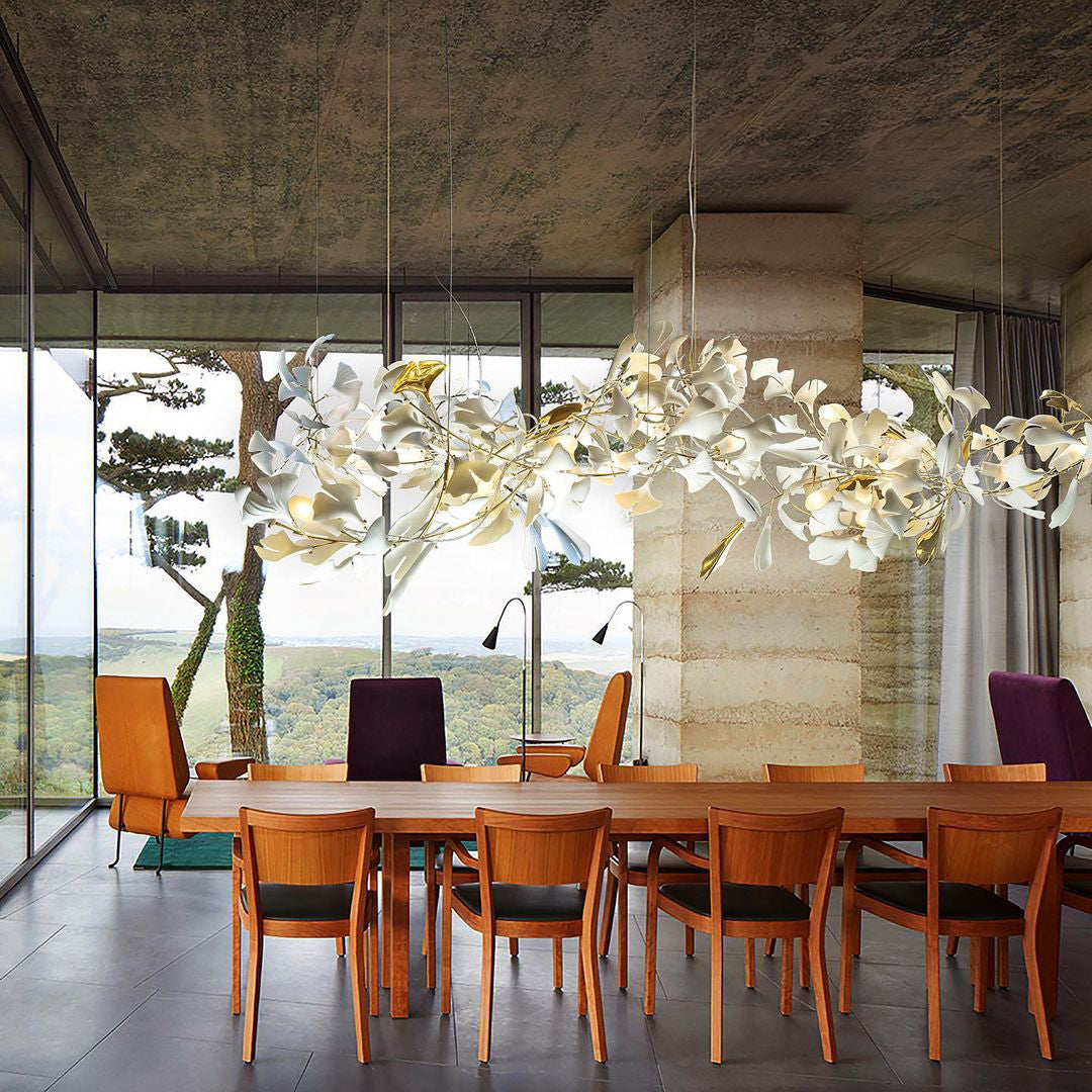 Gingko Leaves Crown Chandelier