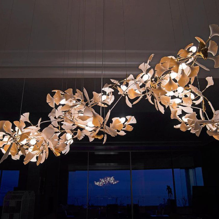 Gingko Leaves Crown Chandelier