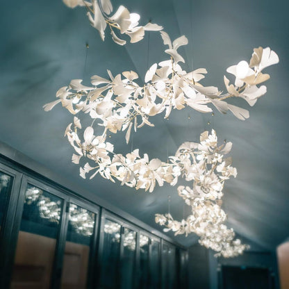 Gingko Leaves Crown Chandelier