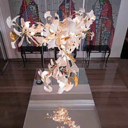 Gingko Leaves Crown Chandelier