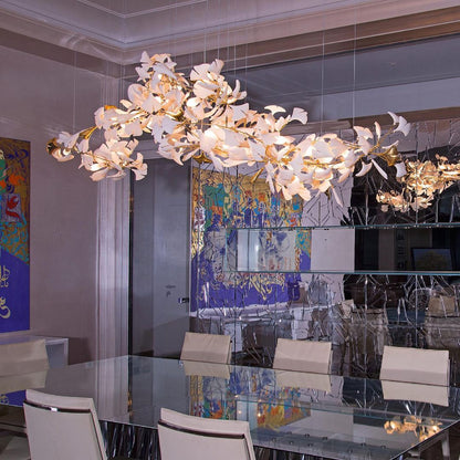 Gingko Leaves Crown Chandelier