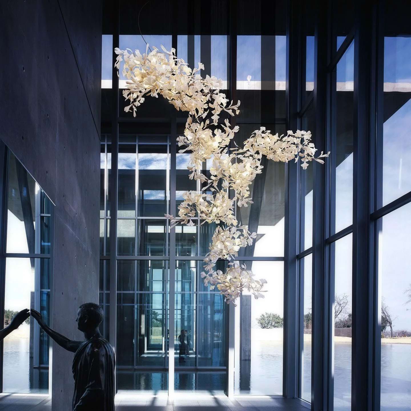 Gingko Leaves Crown Chandelier