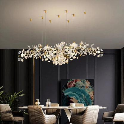 Gingko Leaves Crown Chandelier