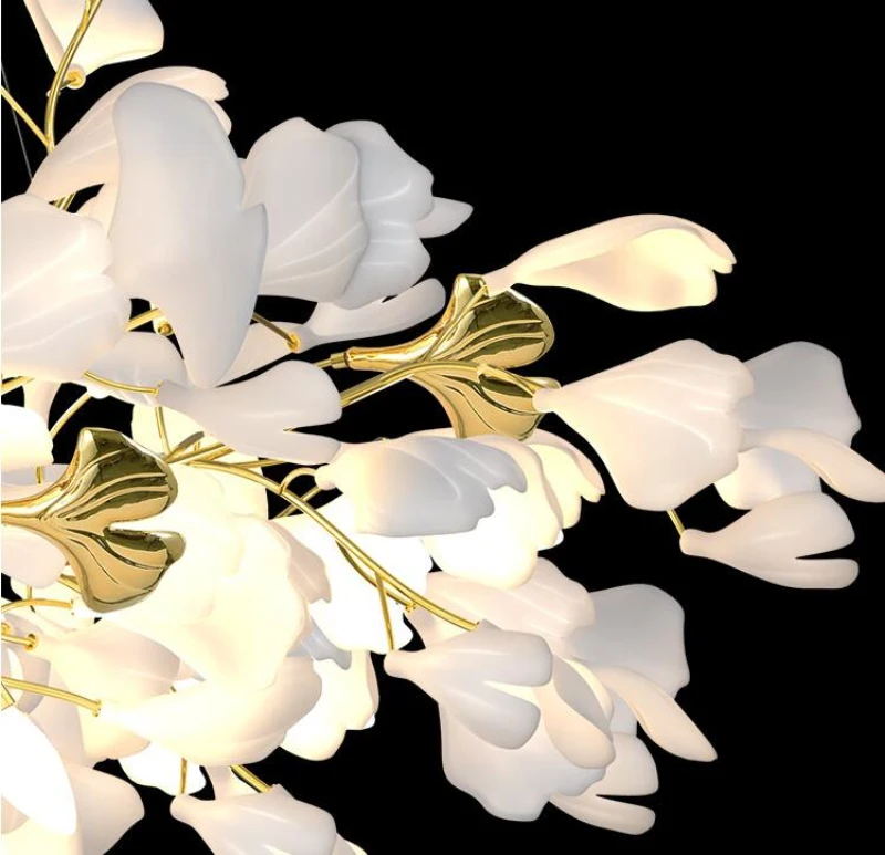 Gingko Leaves Crown Chandelier