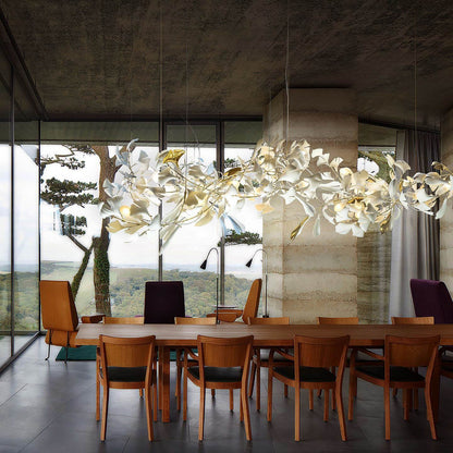 Gingko Leaves Crown Chandelier