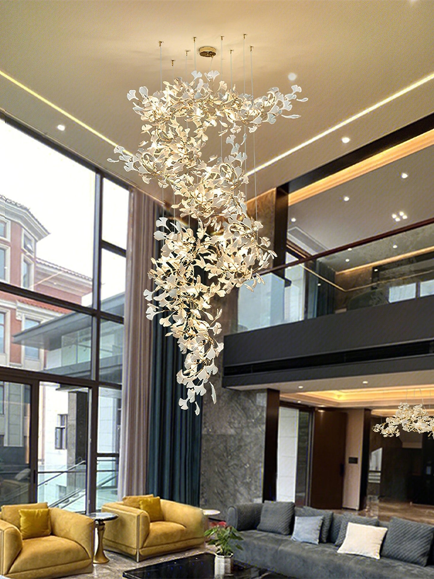 Gingko Crown Chandelier F