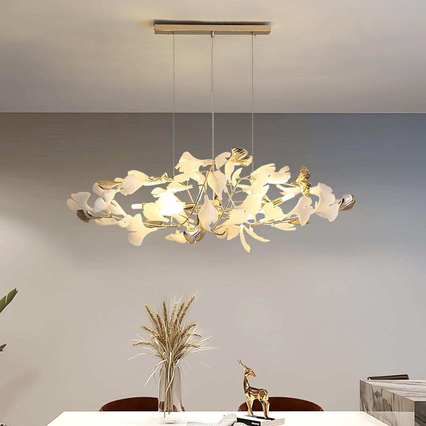 Gingko Gasolier Chandelier H