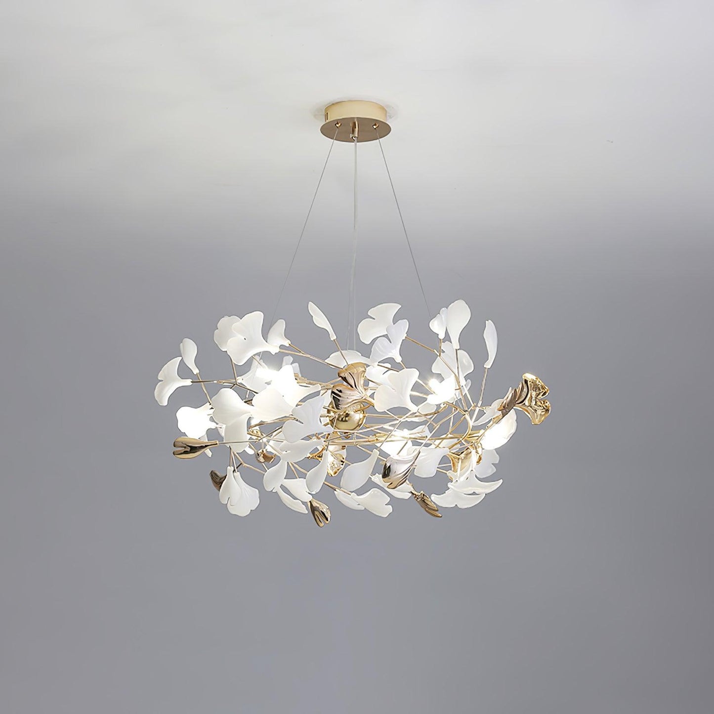 Gingko Gasolier Chandelier H