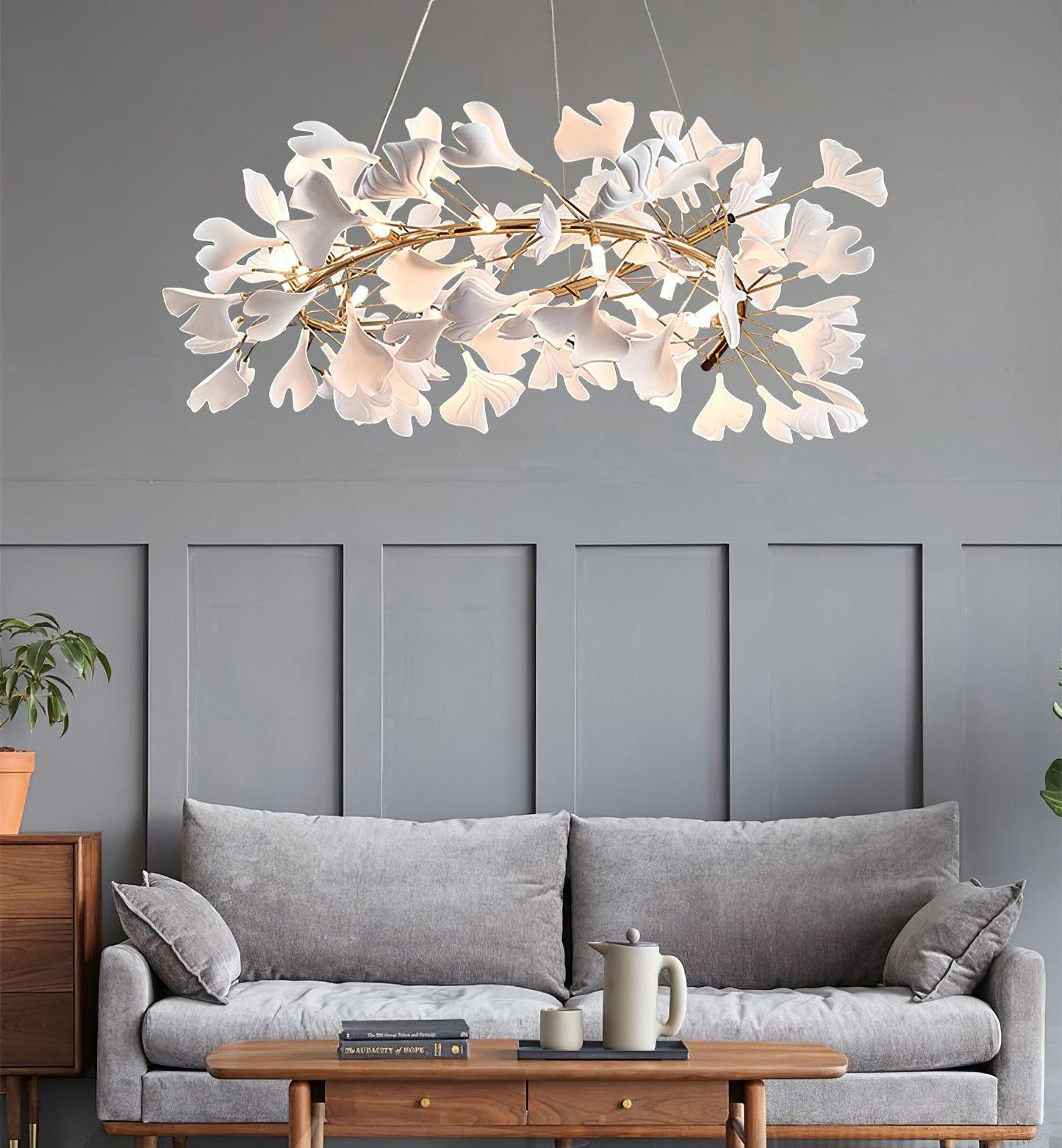 Gingko Chandelier U