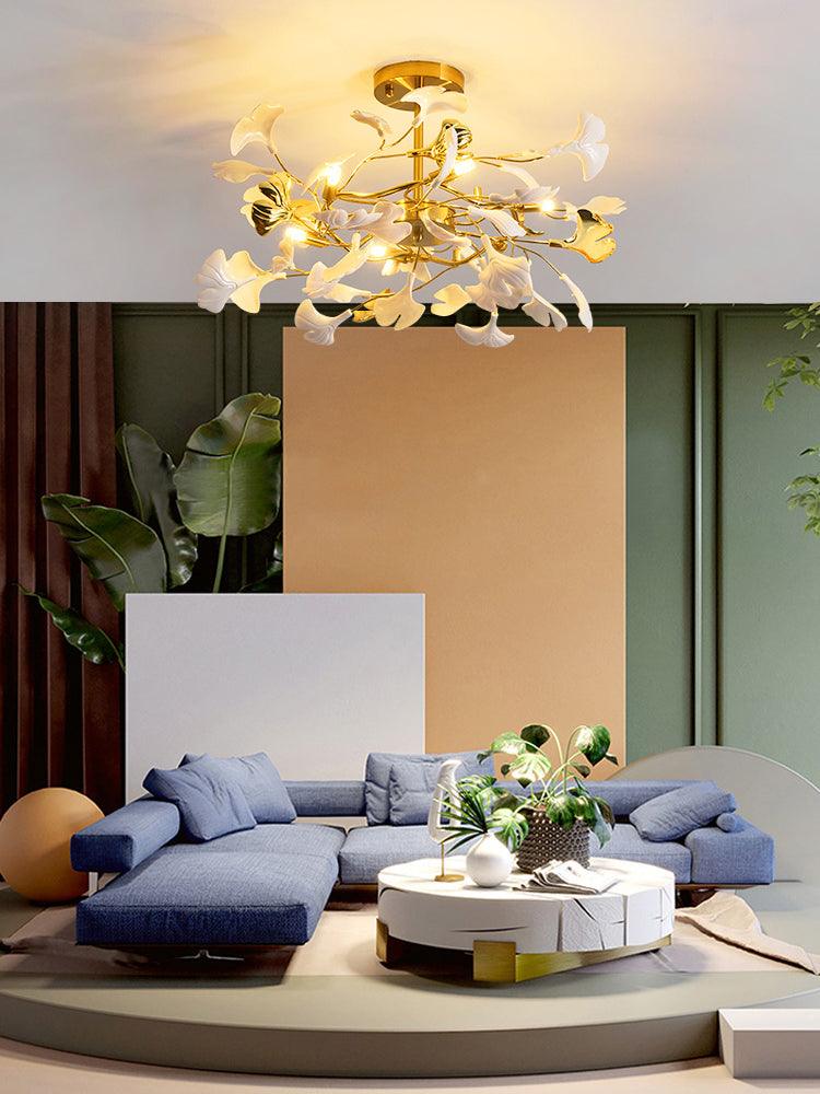 Gingko Gasolier Chandelier L