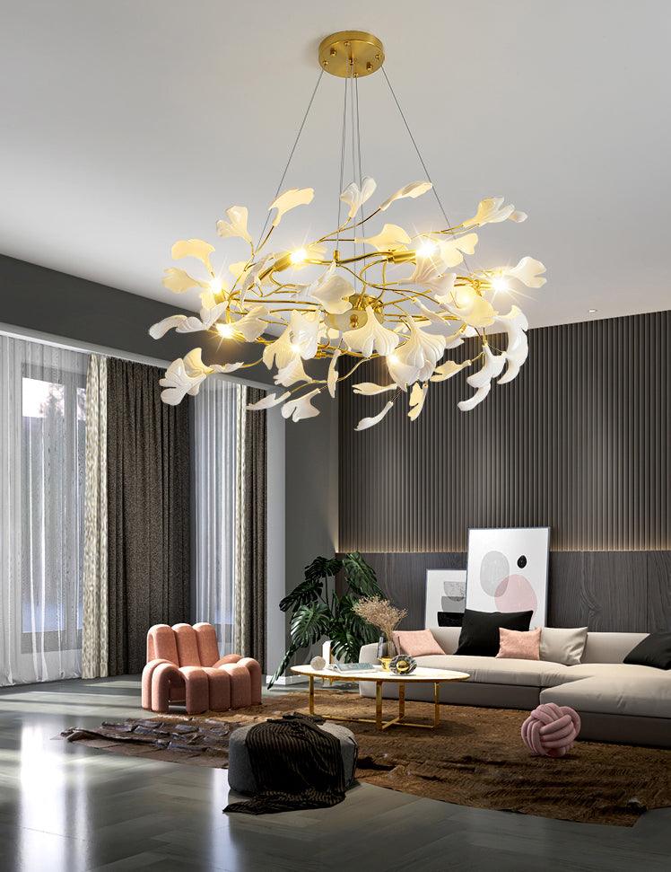 Gingko Chandelier P