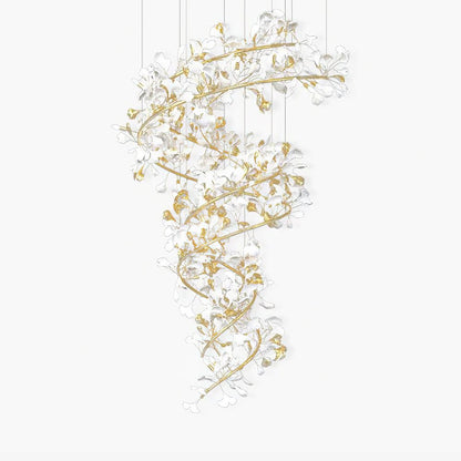 Gingko Gasolier Chandelier Q