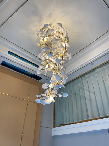 Gingko Gasolier Chandelier Q