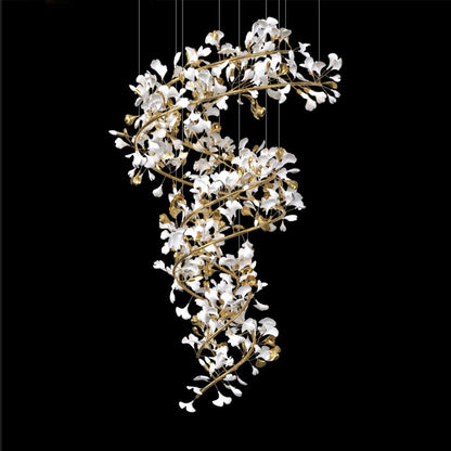 Gingko Gasolier Chandelier Q