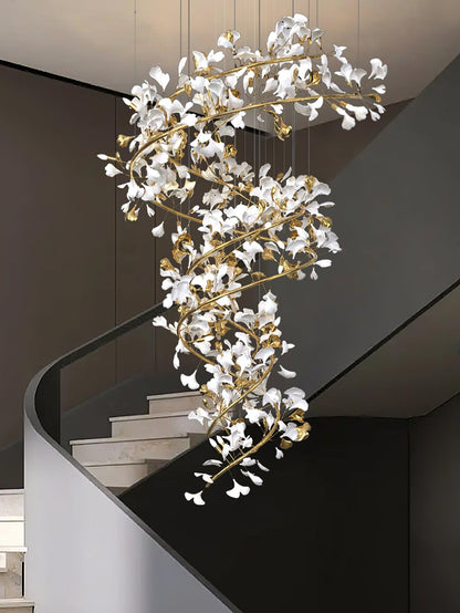 Gingko Gasolier Chandelier Q