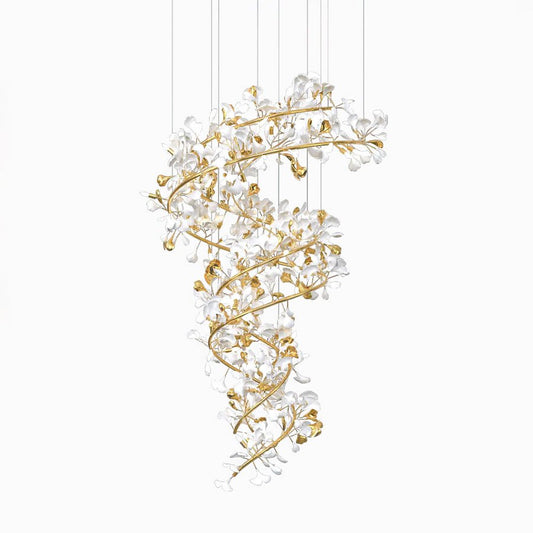 Gingko Gasolier Chandelier Q