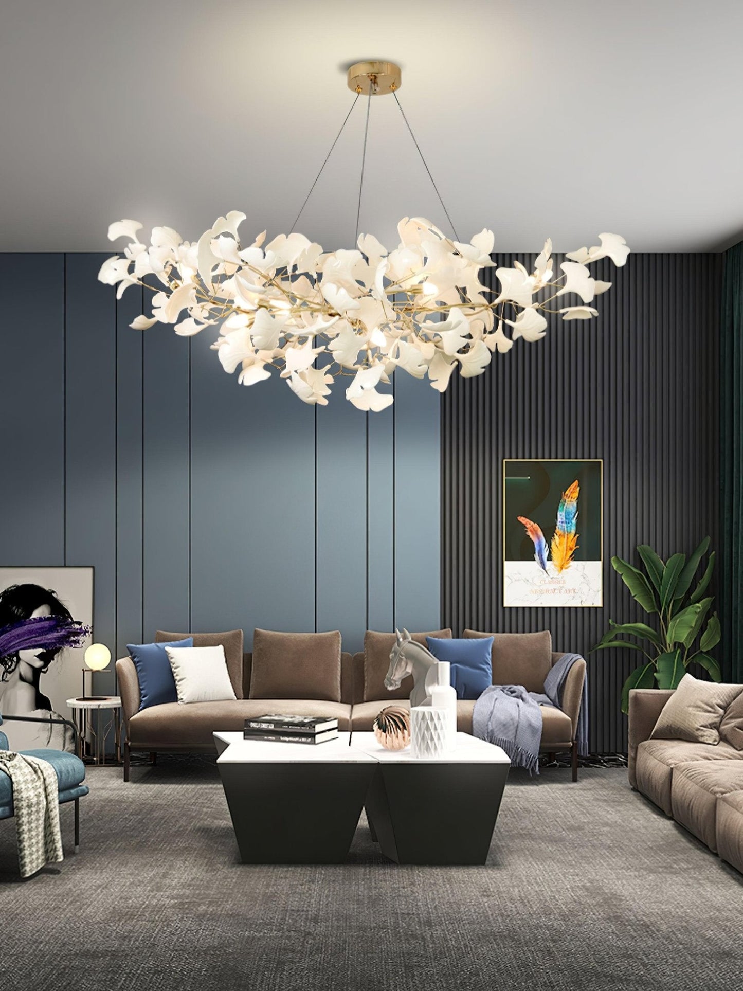 Gingko Gasolier Chandelier S