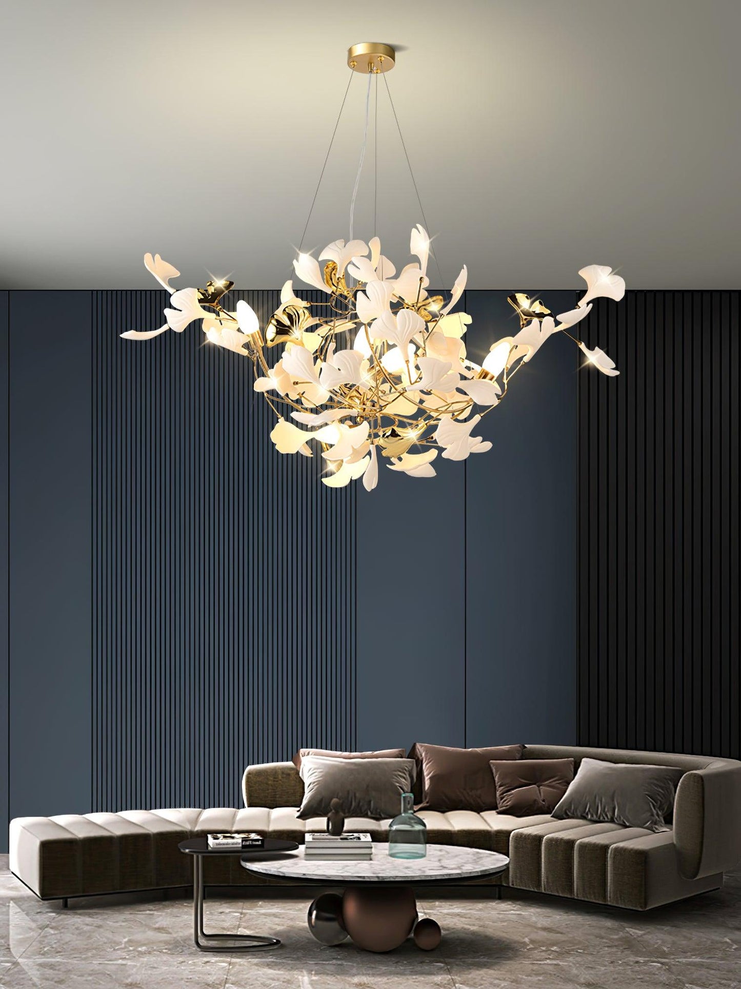 Gingko Gasolier Chandelier S