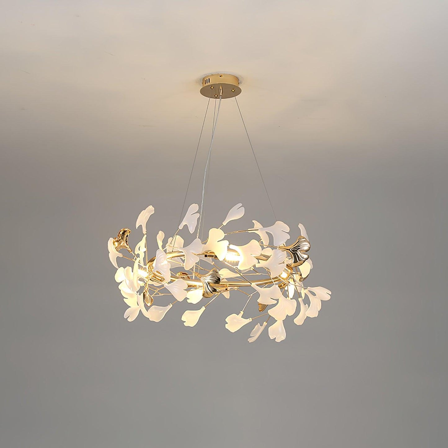 Gingko Ceiling fixture Chandelier T