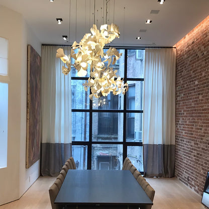 Gingko Leaves Crown Chandelier