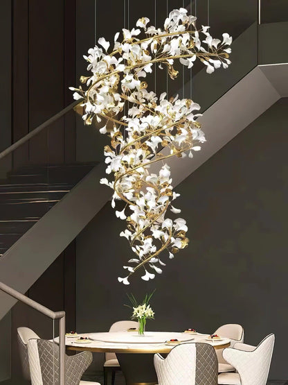 Gingko Crown Chandelier F