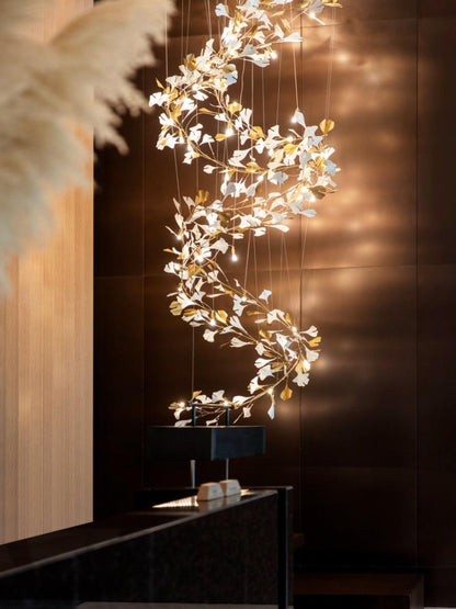 Gingko Crown Chandelier F