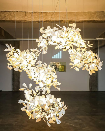 Gingko Crown Chandelier F