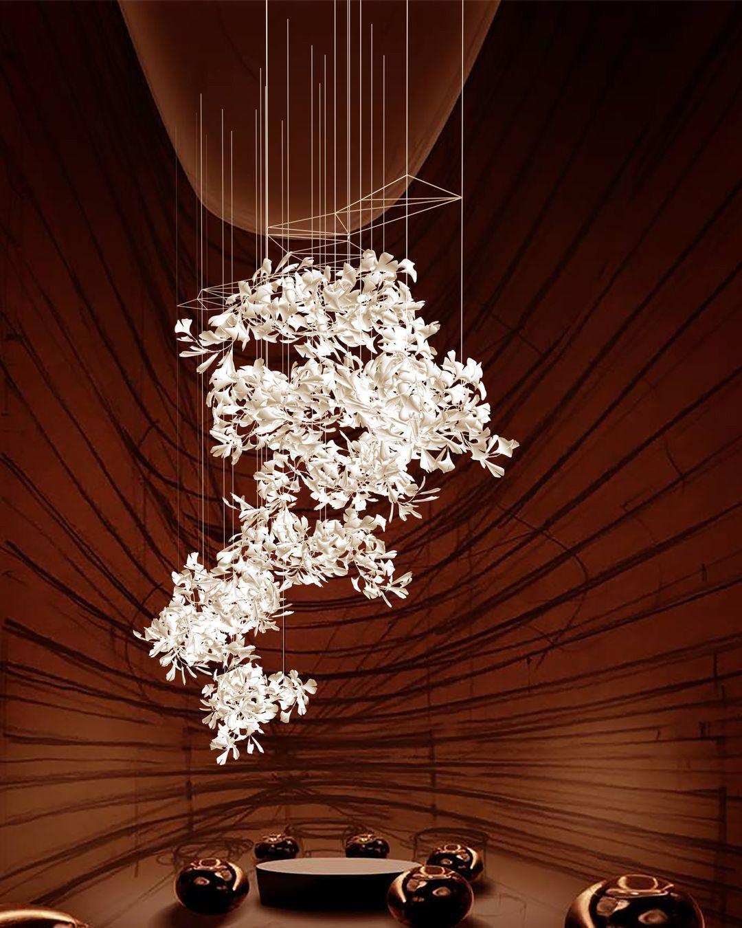 Gingko Crown Chandelier F