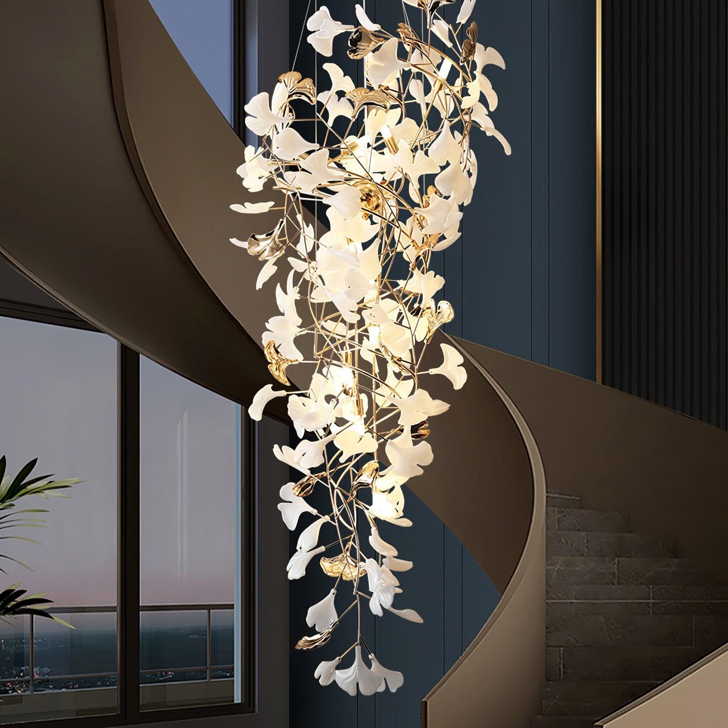 Gingko Ojo Gasolier Chandelier