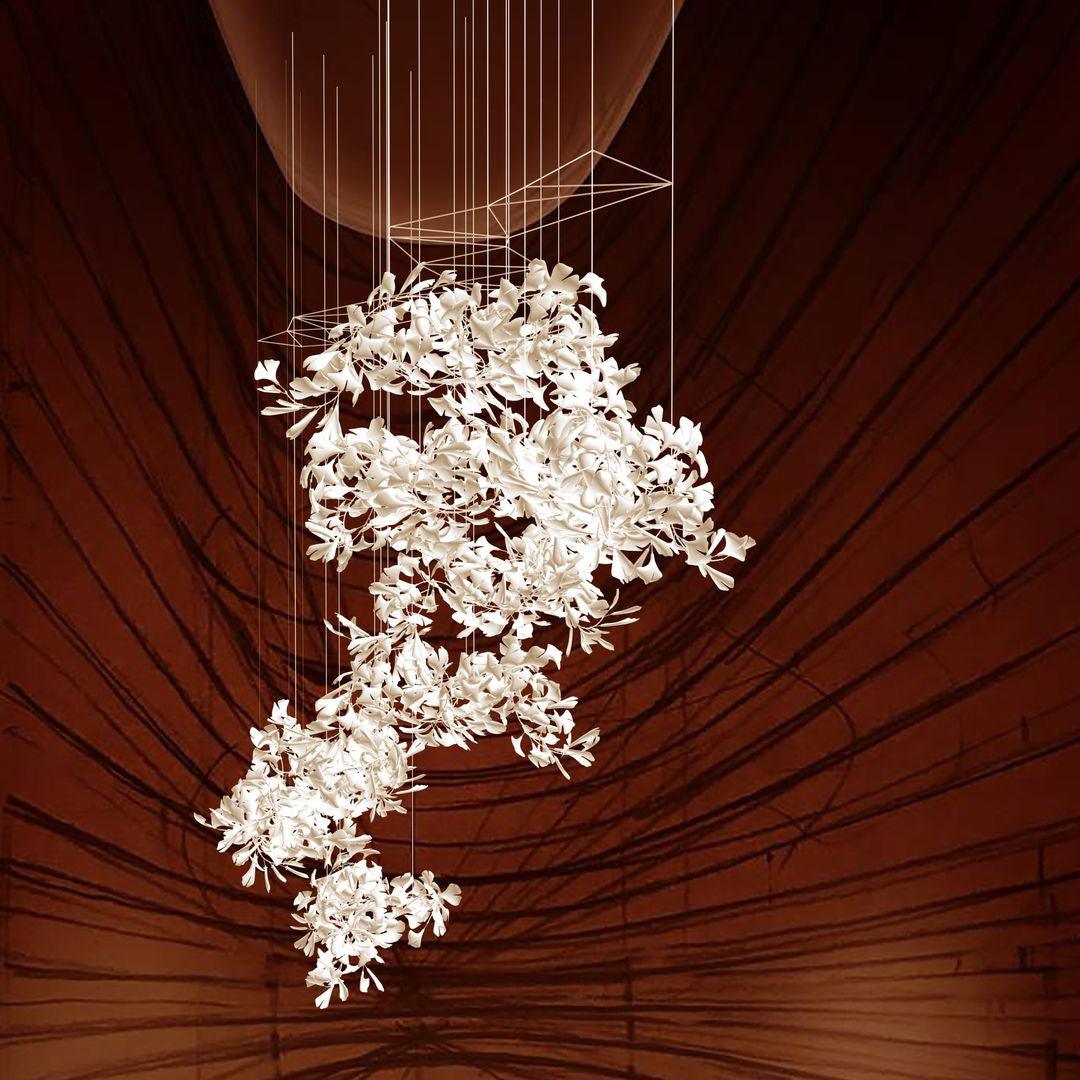 Gingko Combination Chandelier