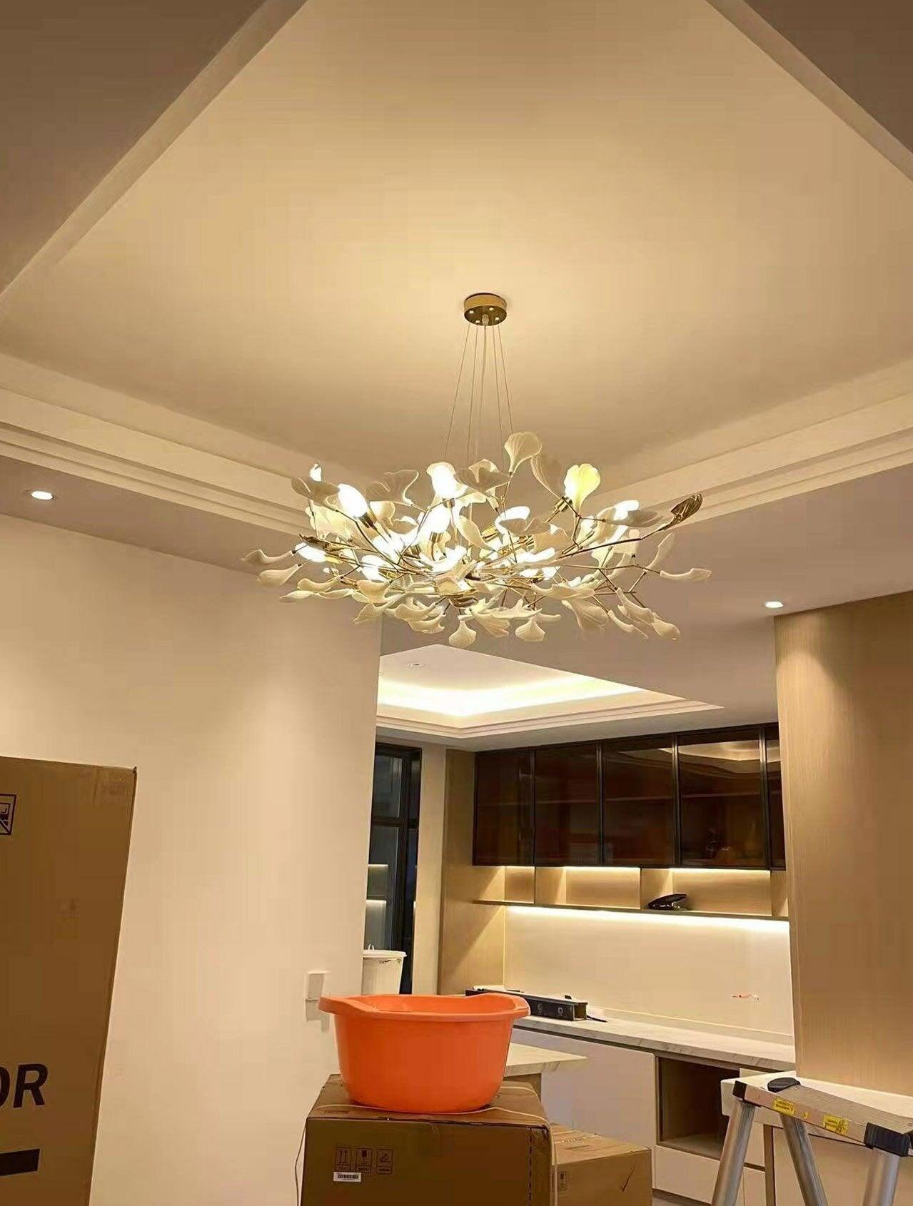 Gingko Candelabrum Chandelier B