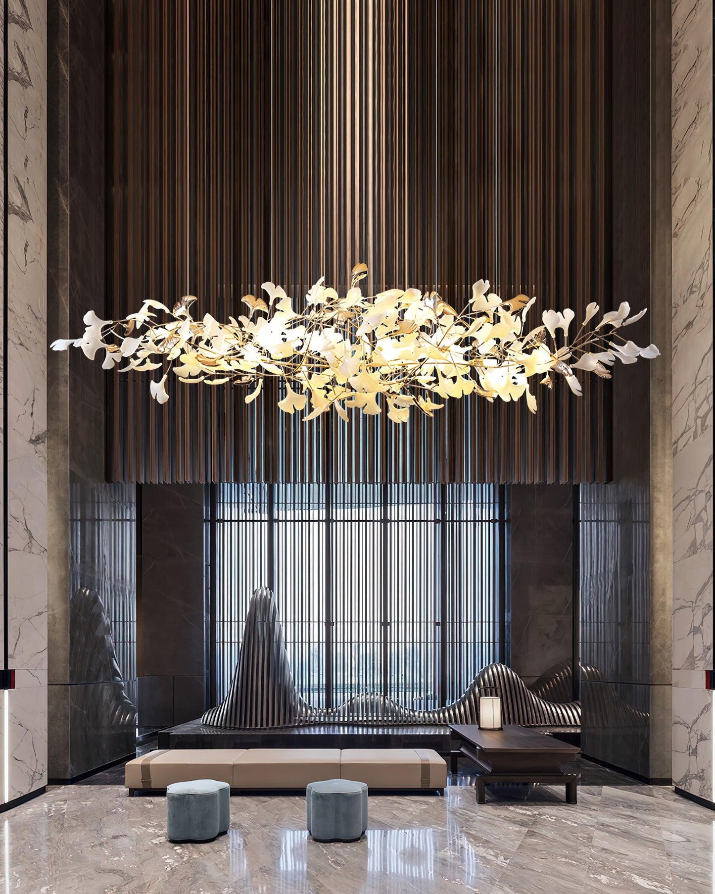 Ginkgo Cloud Ceiling fixture Chandelier