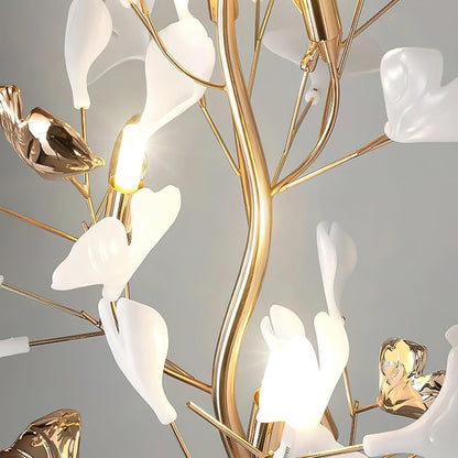 Gingko Leaf Uplight Lamp Floor Lamp