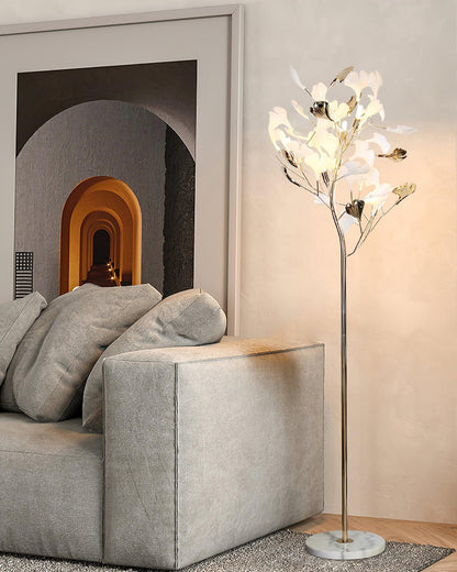 Gingko Leaf Uplight Lamp Floor Lamp