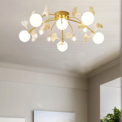 Ginkgo Glass Ceiling fixture Ceiling Lamp