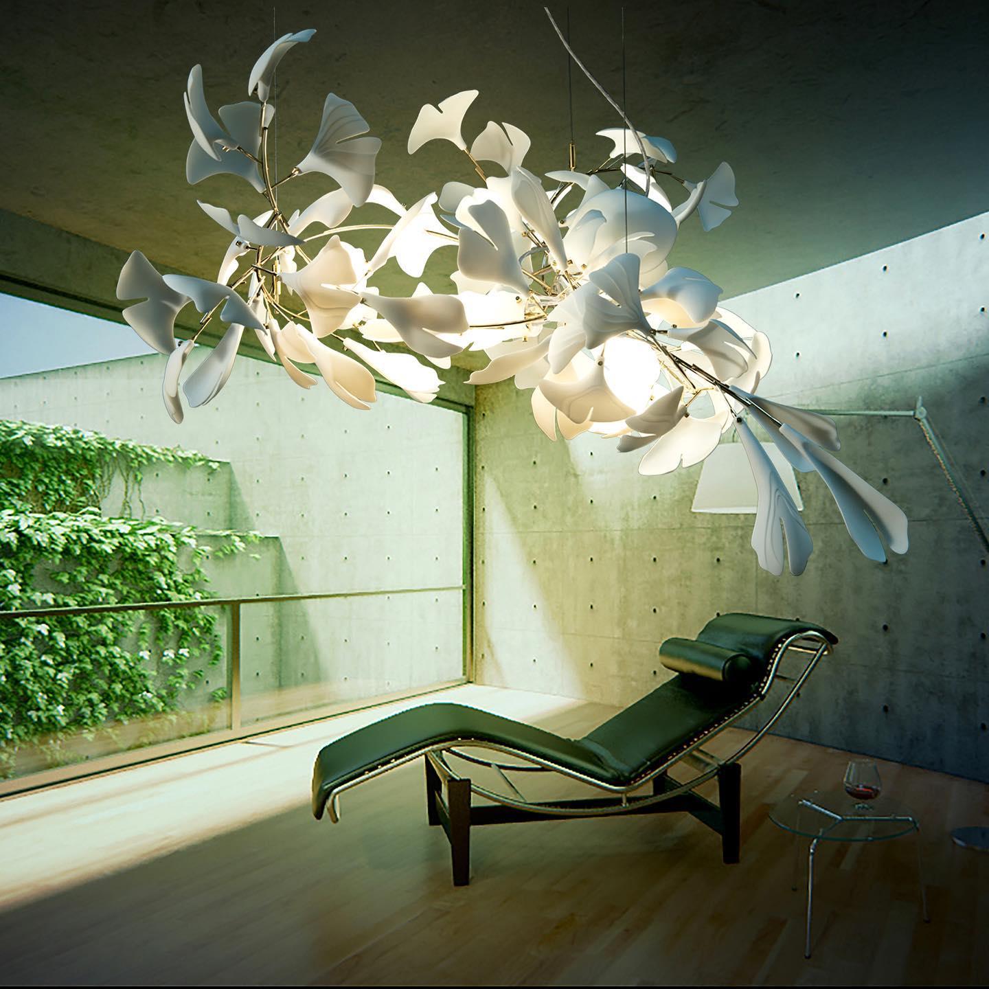 Gingko Candelabrum Chandelier E