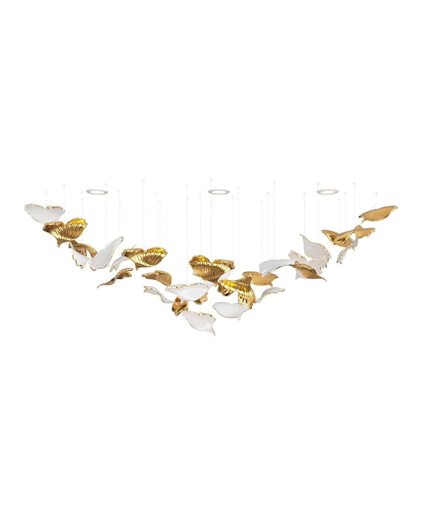 Ginkgo Tree Crown Chandelier