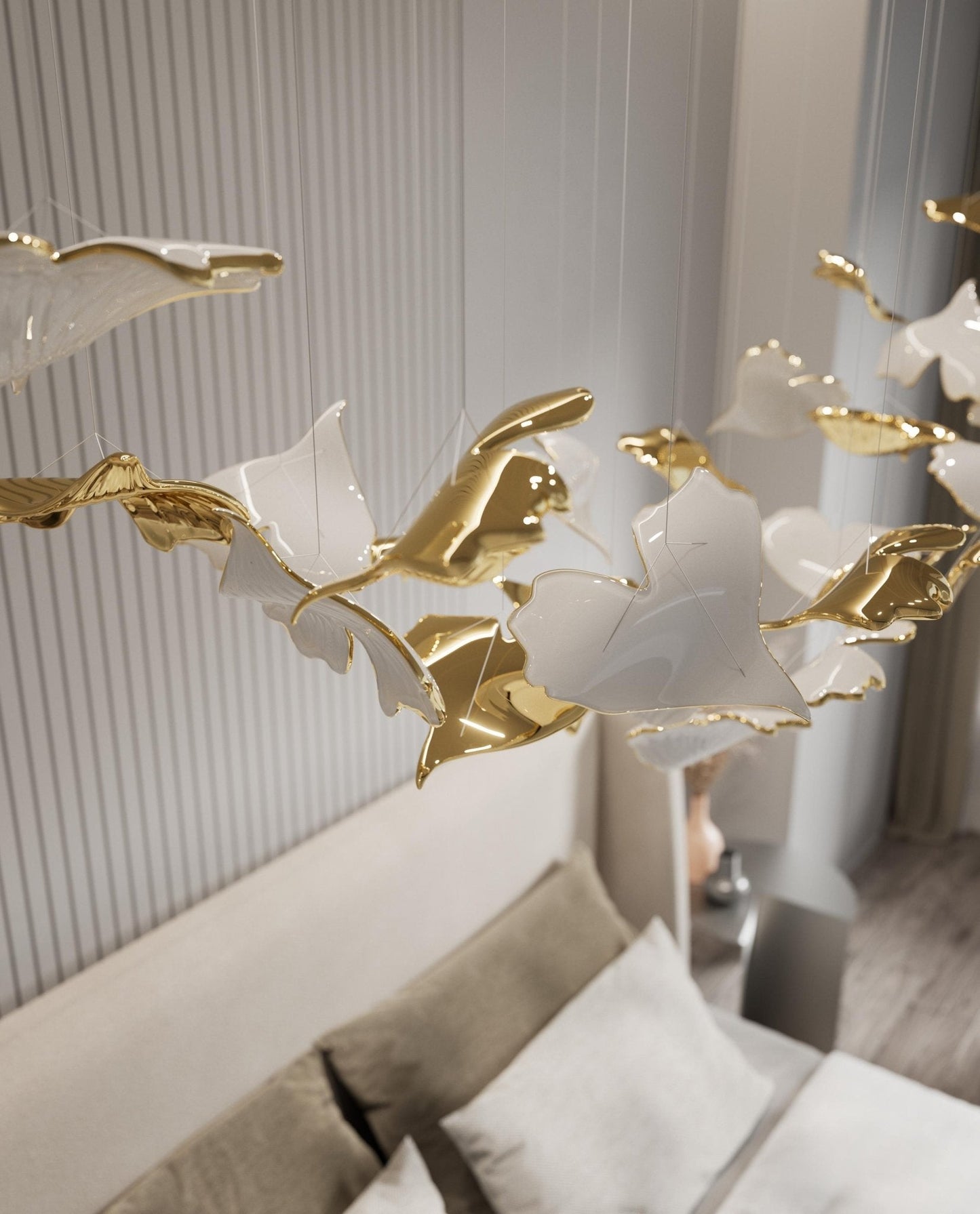 Ginkgo Tree Crown Chandelier