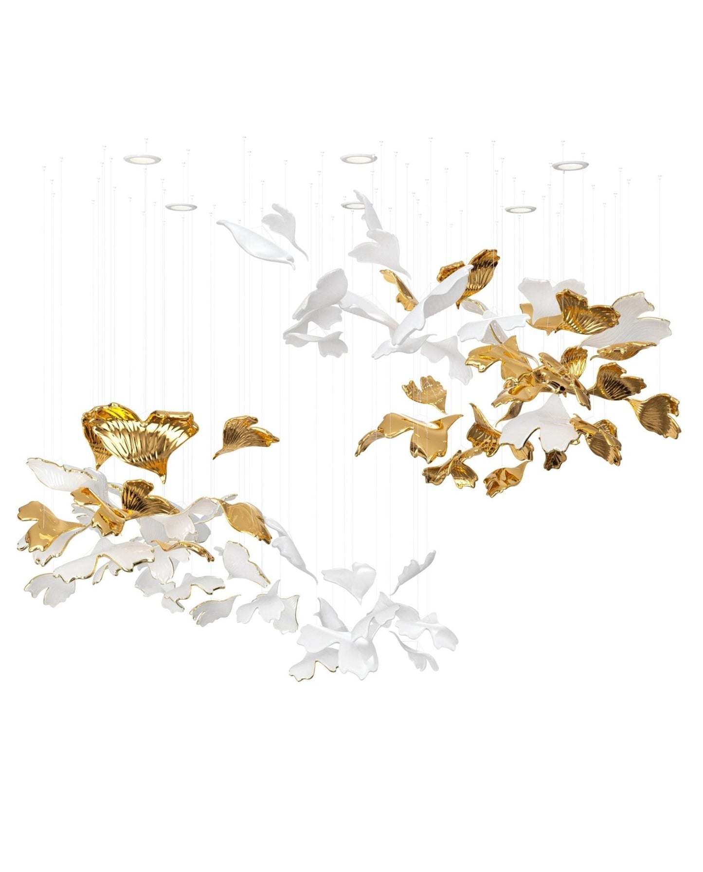 Ginkgo Tree Crown Chandelier