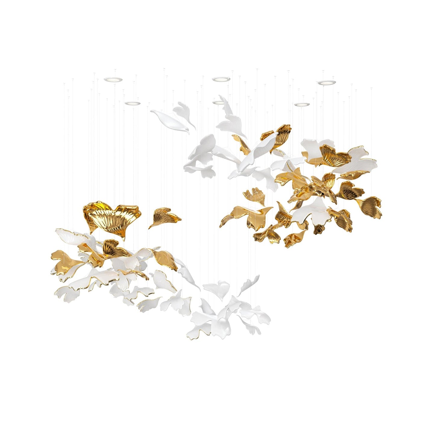 Ginkgo Tree Crown Chandelier