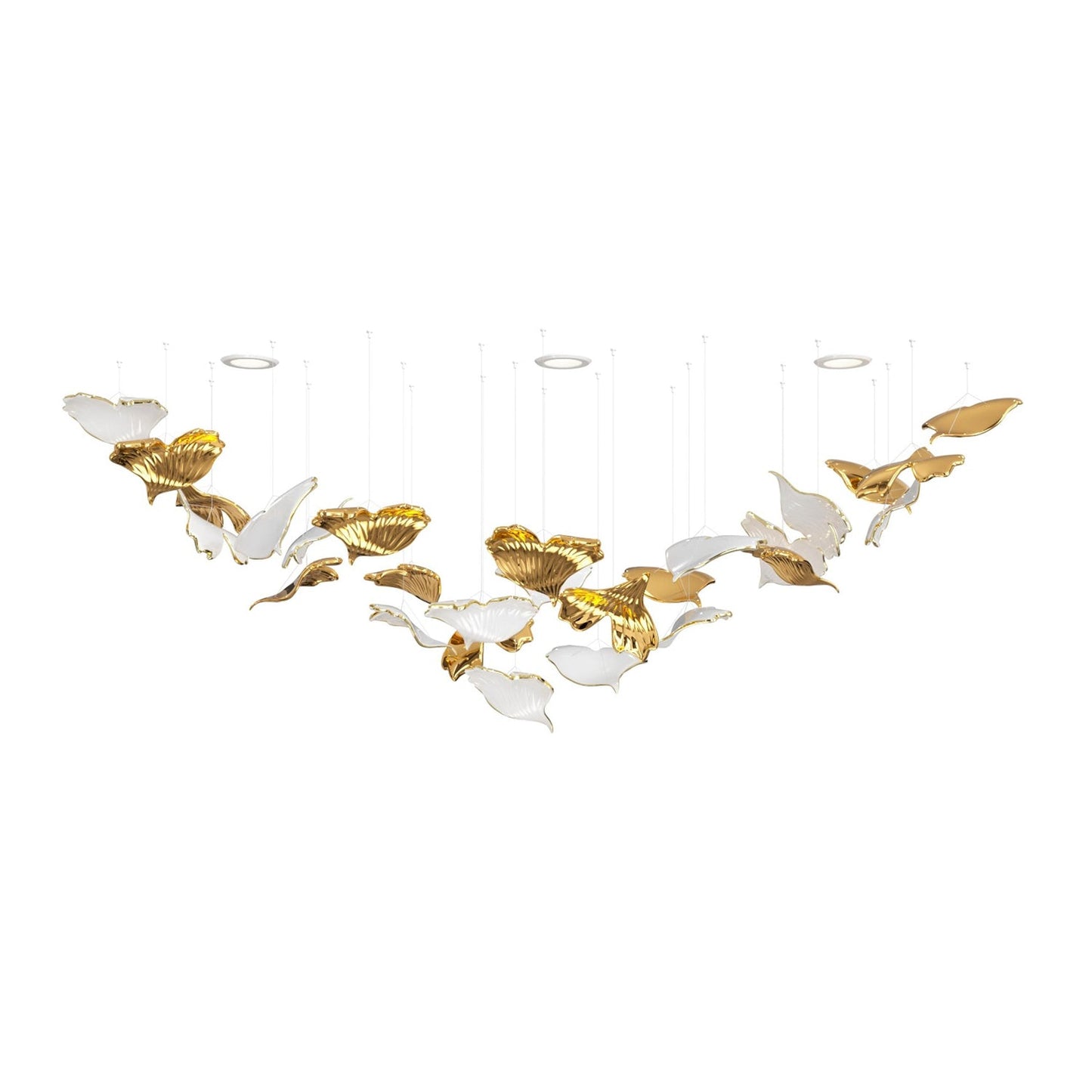 Ginkgo Tree Crown Chandelier