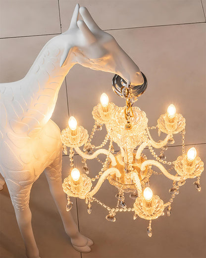 Giraffe Sculpture Free-standing Lamp Floor Lamp