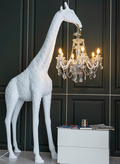 Giraffe Sculpture Free-standing Lamp Floor Lamp