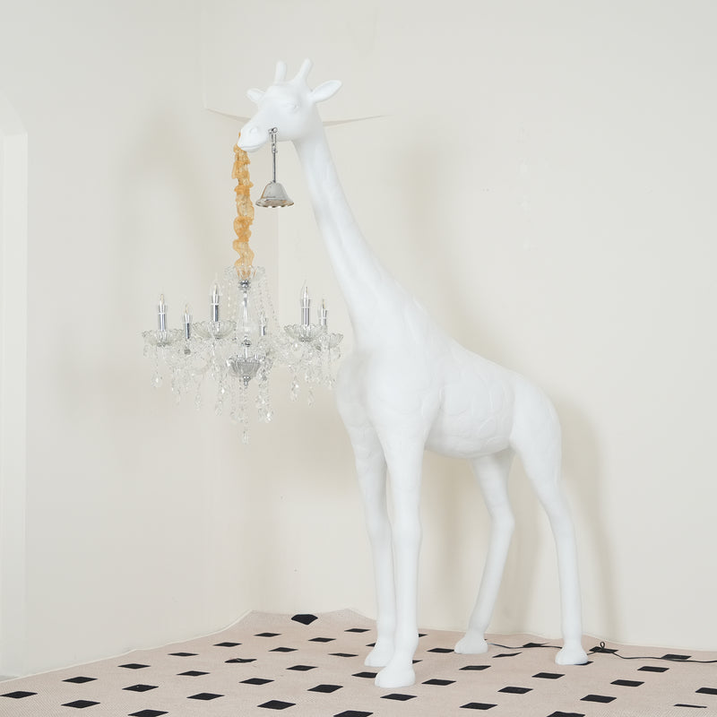 Giraffe Sculpture Free-standing Lamp Floor Lamp