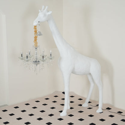 Giraffe Sculpture Free-standing Lamp Floor Lamp