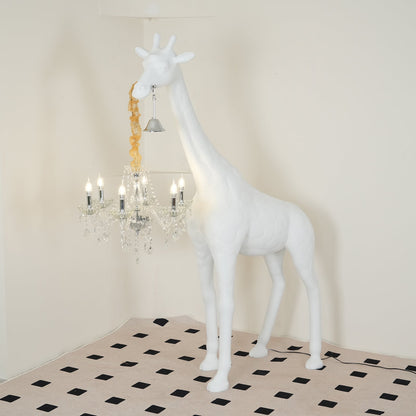 Giraffe Sculpture Free-standing Lamp Floor Lamp