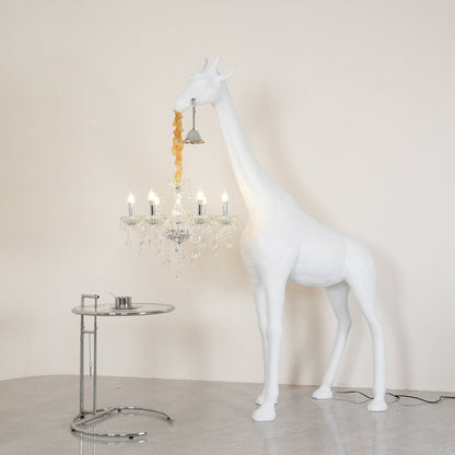 Giraffe Sculpture Free-standing Lamp Floor Lamp